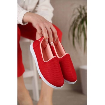 Moda Trend Дамски спортни обувки - Червени 301135 (301135_Червен)