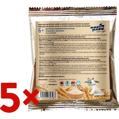 Goldim Kozí kaše krupicová 5 porcí 150 g
