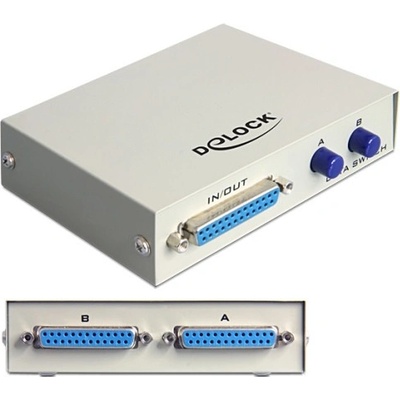 Delock 87589 přepínač sériového rozhranní RS-232 4-port manuální