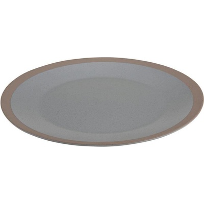 Siaki Collection Kameninový tanier Clay 26,5 cm sivý