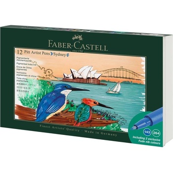 Faber-Castell Маркер Pitt Artist - Sydney, 12 броя (1010160484)