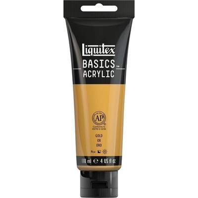 Liquitex Basic АКРИЛНА боя 051 Gold 118 ml 1 бр (72.1051)