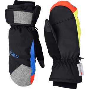 CMP Детски ръкавици Cmp Kid's Twill Ski Mitten Gloves - Nero / Royal / Limeade - размер 6 (EU) (202-6688-0315)