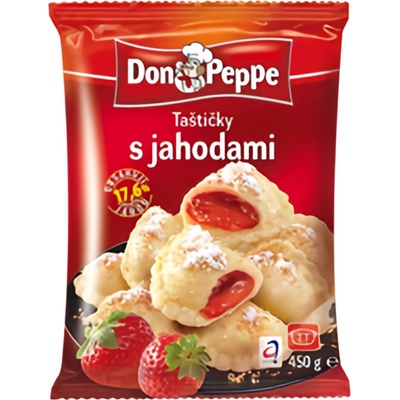 Don Peppe Taštičky s jahodami 450 g