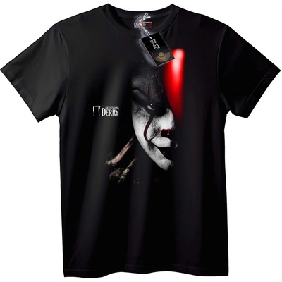 NOONEBRAND Тениска IT Дери Pennywise - M, White