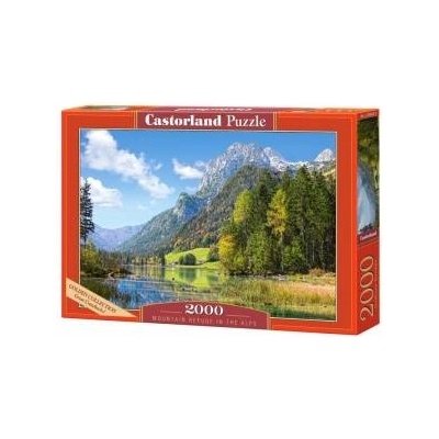 Castorland Puzzle 2000 pcs. Mountain Refuge in the Alps