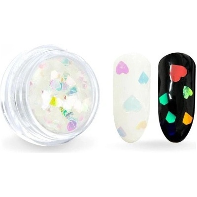 Ozdoby na nechty srdiečka a diamanty Magic Gem 13