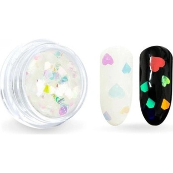 Ozdoby na nechty srdiečka a diamanty Magic Gem 13