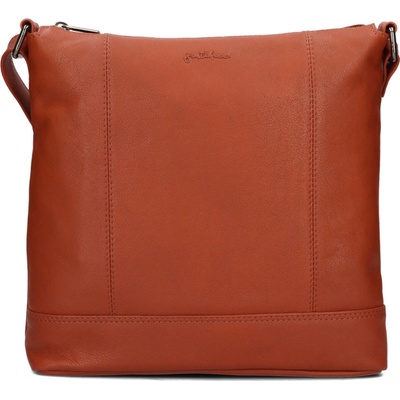 Justified dámská kožená crossbody kabelka Magda koňak