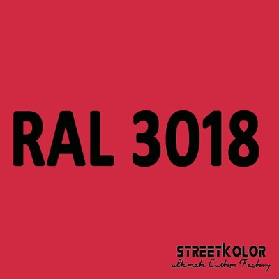 RAL 3018 akrylová auto farba lesklá alebo matná 1 liter + tužidlo + riedidlo