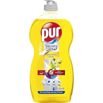 Pur Secrets of Chef Lemon Prípravok na ručné umývanie riadu 1,2 l