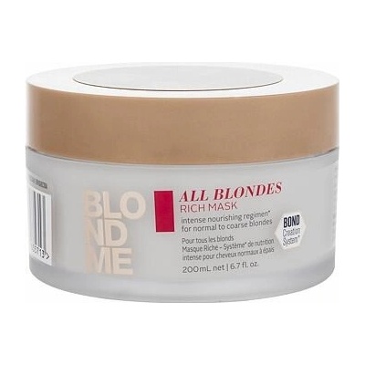 Schwarzkopf BlondME All Blondes Rich Maske 200 ml