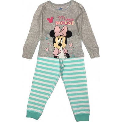 Eplus M dievčenské pyžamo Minnie Mouse zelené