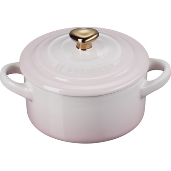 Le Creuset Съд за запичане и сервиране Mini Cocotte Heart 250 мл светлорозов (81901107770303)