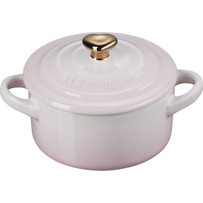 Le Creuset Съд за запичане и сервиране Mini Cocotte Heart 250 мл светлорозов (81901107770303)