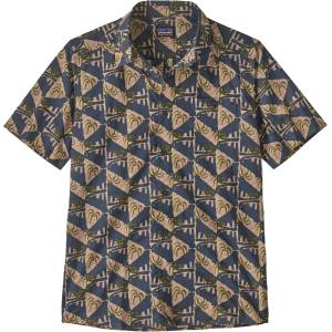Patagonia Мъжка риза с копчета Patagonia Go To Shirt - Jaguar Geo: Dolomite Blue (033-0528-3712)