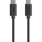 Hama Кабел за зареждане hama, usb-c - usb-c, 60w, 1.2м, черен - hama-86446 (hama-86446)