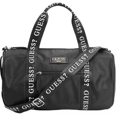 Guess sportovní nylonová taška Duffle černá