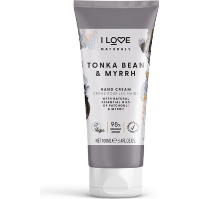 I Love Naturals Tonka Bean & Myrrh krém na ruky 100 ml