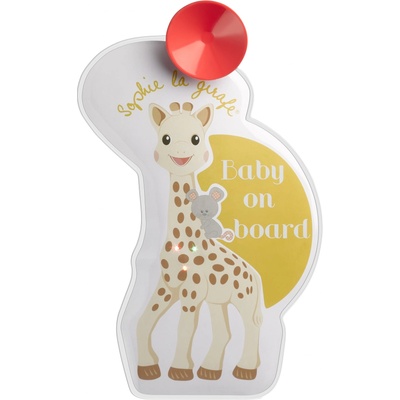 Sophie la Giraffe Светещ знак Sophie la Giraffe - Бебе в колата (S470213)
