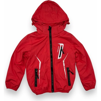 Chlapčenská softshellová bunda červená