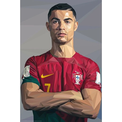 Plagát, Obraz - Footbal Player PRTGL, 61 × 91.5 cm
