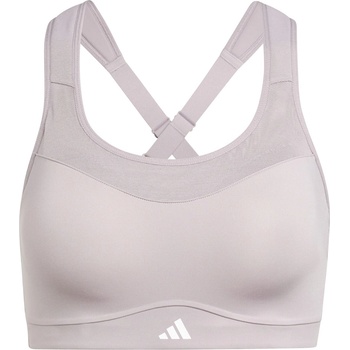 adidas Women's Medium Impact Sports Bra - Preloved Fig