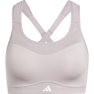 adidas Women's Medium Impact Sports Bra - Preloved Fig