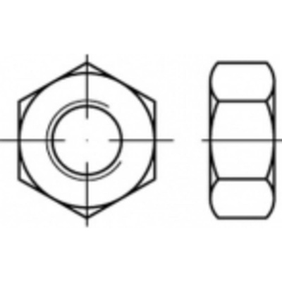TOOLCRAFT TO-5435481 šesťhranné matice M20 ocel glavanizované zinkom 25 ks