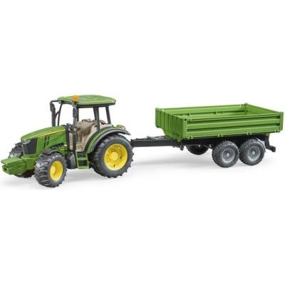 BRUDER 02108 Трактор John Deere 5115 M с ремарке (02108)