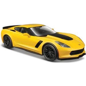 Maisto - 2015 Corvette Z06, жълта, 1: 24 (31133YL)