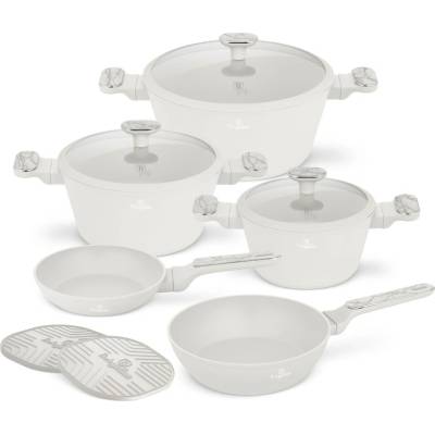 Pro-Tech shop Sada riadu s titánovým povrchom a pokrievkami s cedidlom Sahara Marble 10-dielna 55478