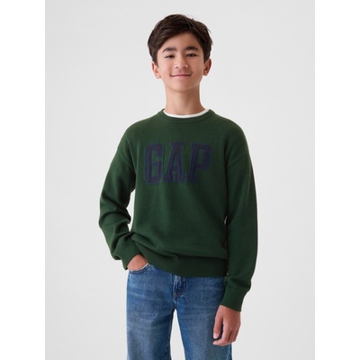 GAP Детски пуловер с логото на GAP GAP | Zelen | Момчешки | 116/122