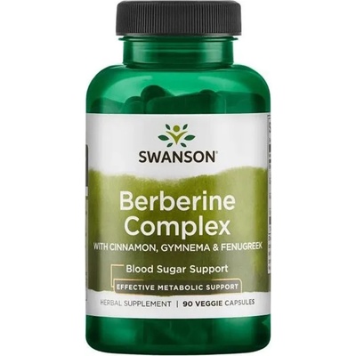Swanson Berberine Complex, 90 растителни капсули, Swanson (SW1629)
