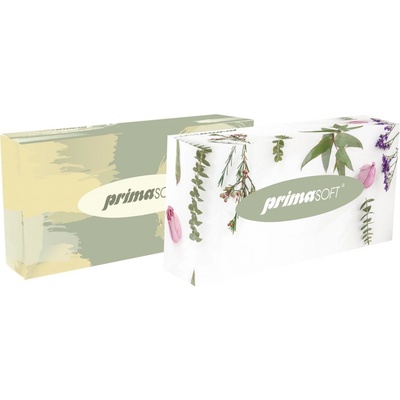 PrimaSoft Kosmetické kapesníky barevný obal 2-vrstvé extra bílá 200 ks – Zboží Dáma