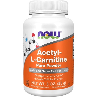 NOW NOW Acetyl L-Carnitine Pure Powder, 85 Grams