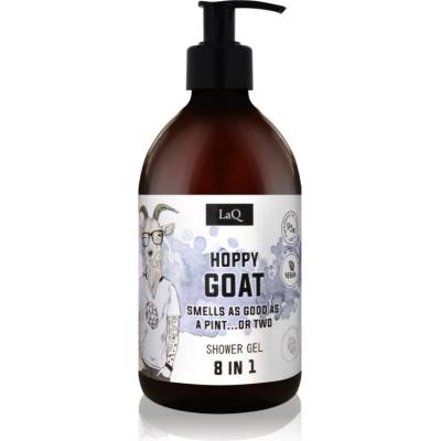 LaQ Goat From Poznaň освежаващ душ гел 8 в 1 екстракт от хмелни шишарки 500ml