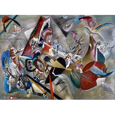 Obrazy - Kandinsky, Wassily: V šedé - reprodukce obrazu