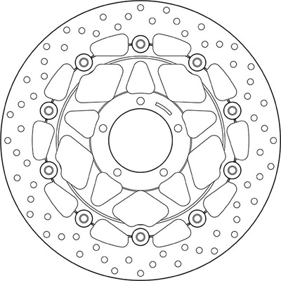 Predný brzdový kotúč Brembo DUCATI 998 999 2003 - 2007