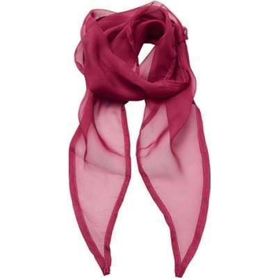 Premier Workwear dámský šifonový šátek PR740 Hot Pink -ca. Pantone 214c
