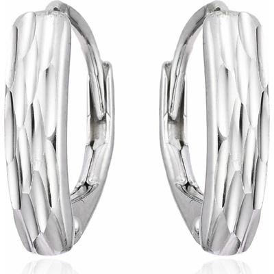 NUBIS Stříbrné náušnice s dekorem NBL-0024