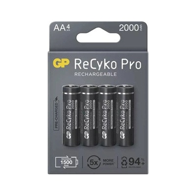 GP ReCyko+ Pro AA 2000mAh 4ks AB116GPNAAP4