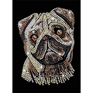 Sequin Art Творчески комплект Sequin Art - Изкуство с пайети, Мопс (1935) - baby