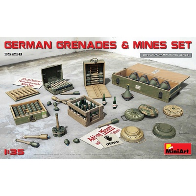 MiniArt German Grenades & Mines Set 1/35