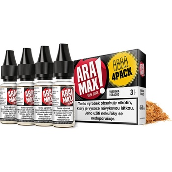 Aramax virginia tobacco 4 x 10 ml 12 mg