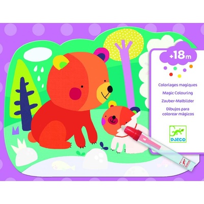 Djeco Ukrytí v lese (magické vyfarbovanie vodou)