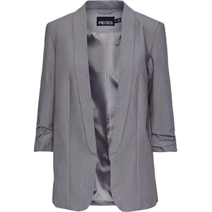 PIECES Сако Pieces Boss 3/4 blazer - Grey (Light Grey Melange)