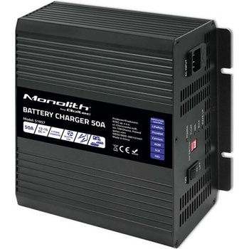 Qoltec monolith pre LiFePO4 AGM GEL SLA batérie 50A 12V