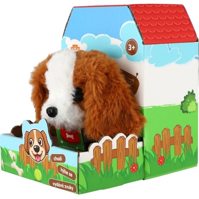 Teddies Pes Max 15 x12 cm na batérie so zvukom a pohybom