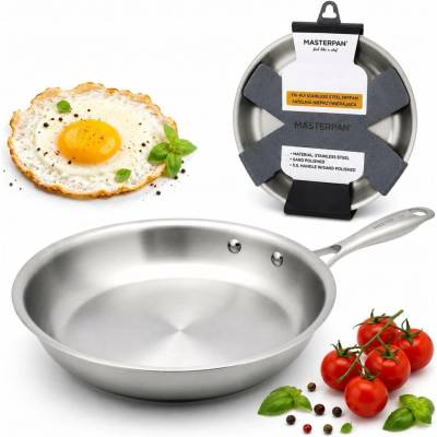 Tradiční pánev Masterpan 20 cm nerezová ocel